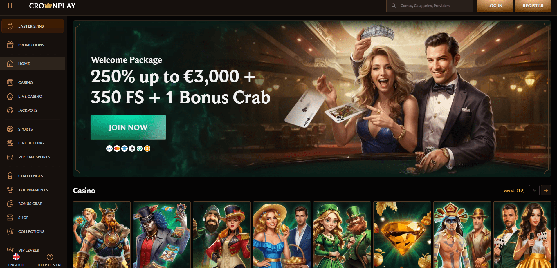 crownplay real money online casinos australia main page